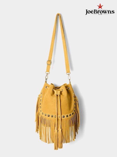 Joe Browns Red Western Leather Suede Bag (Y15133) | €92