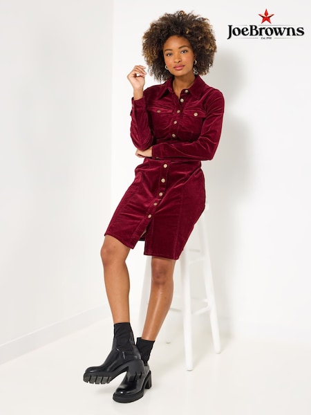 Joe Browns Retro Cord Shirt Dress (Y15147) | R$ 640