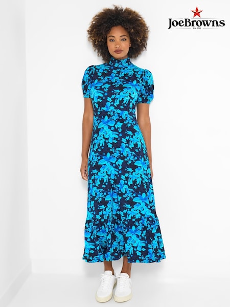 Joe Browns Blue Petite Autumn Vintage Midi Dress (Y15149) | €80