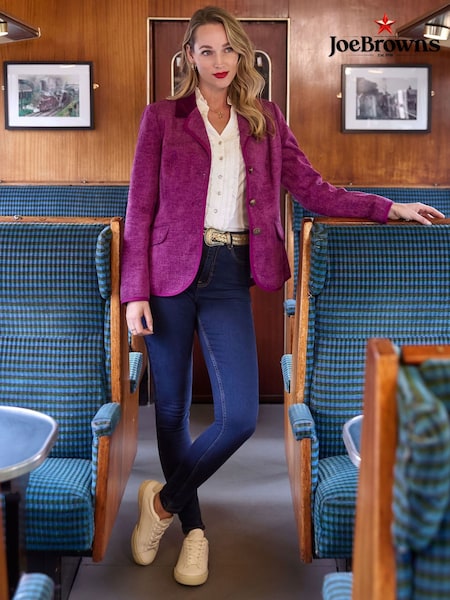 Joe Browns Purple Petite Single Breasted Jacket (Y15163) | €95