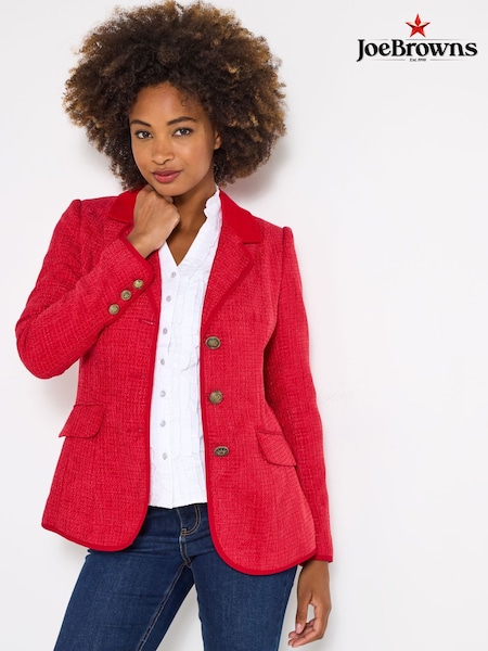 Joe Browns Red Petite Single Breasted Jacket (Y15169) | €95