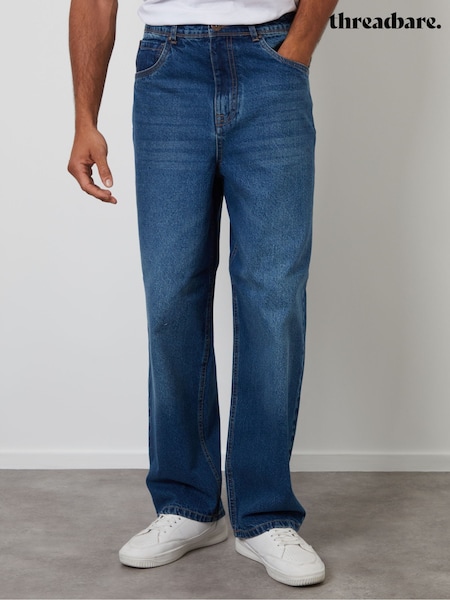 Threadbare Blue Baggy Fit Jeans (Y15244) | €48