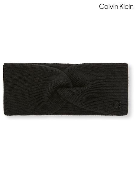 Calvin Klein Black Soft Twist Headband (Y15247) | R$ 295