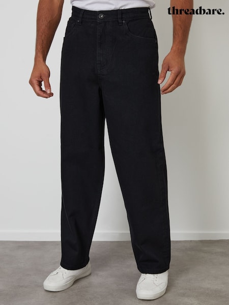Threadbare Black Baggy Fit Jeans (Y15249) | €48