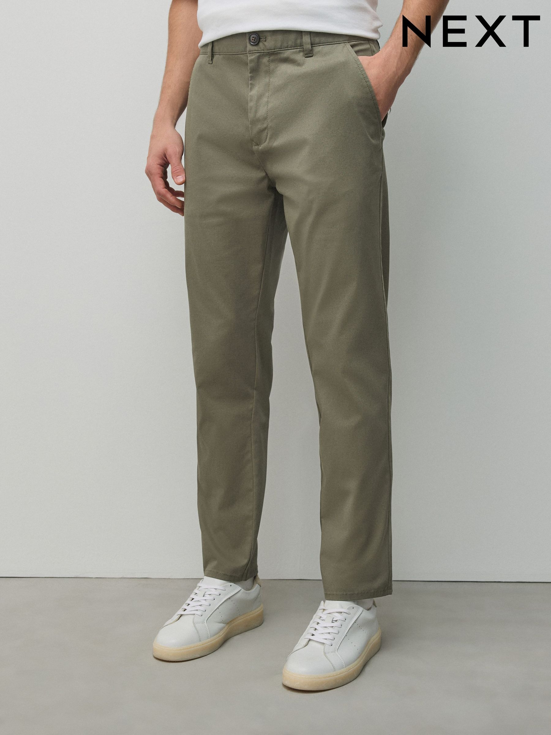 Kentaroo様 Cumpără Negru - Pantaloni chino stretch from Next Romania
