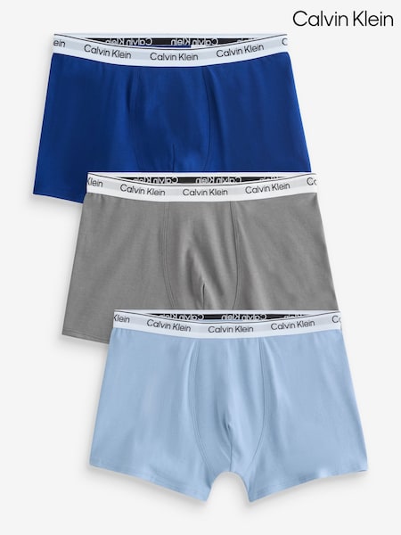 Calvin Klein Grey Trunks 3 Pack (Y15282) | AED210