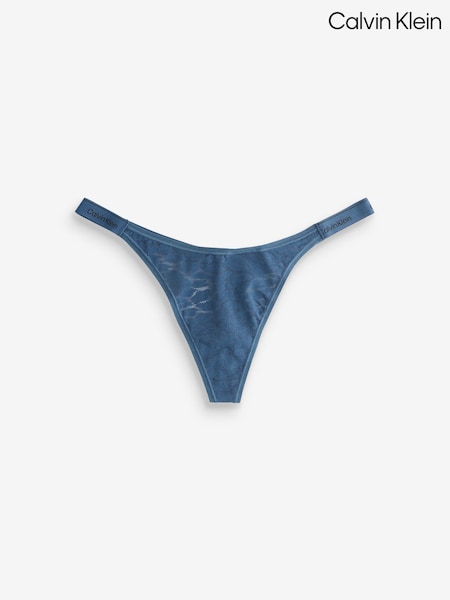 Calvin Klein Blue String Thongs Icon Lace (Y15487) | €17.50