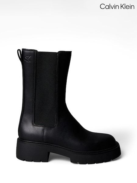 Calvin Klein Leather Tall Chunky Chelsea Boots (Y15492) | ‏990 د.إ.‏