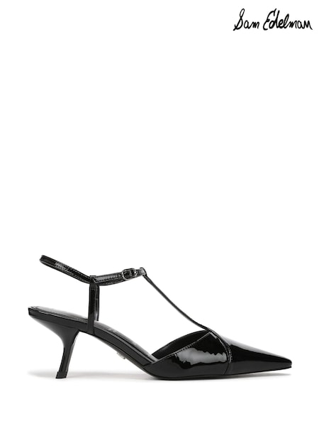 Sam Edelman Briella Regular Fit Ankle Strap Black Shoes (Y15497) | €212