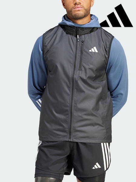 adidas Black Own The Run Vest (Y15543) | 234 QAR
