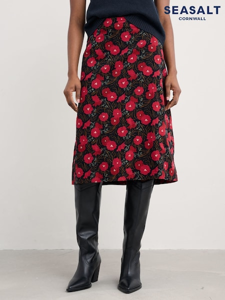 Seasalt Cornwall Blue Forest View Skirt (Y15584) | €104
