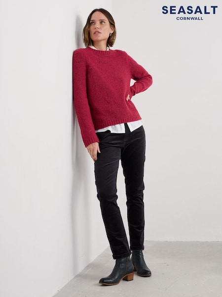 Seasalt Cornwall Red Dawson Pick Jumper (Y15613) | €96