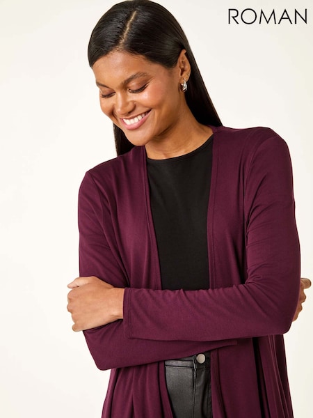 Roman Red Waterfall Stretch Cardigan (Y16007) | €42