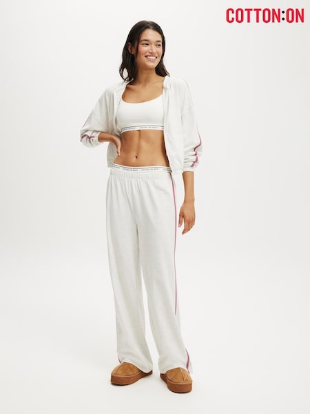 Cotton On White Departure Lounge Wide Leg Joggers (Y16031) | €33