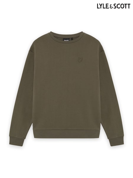 Lyle & Scott Heavy Weight Drop Shoulder Crew Neck Sweat Top (Y16162) | 94 €