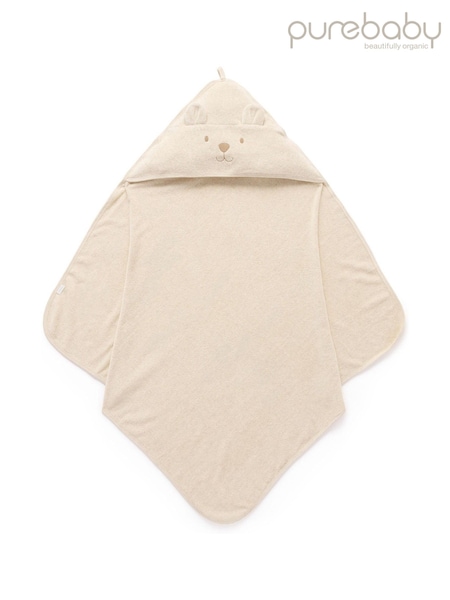 Purebaby Natural Essential Bear Towel (Y16622) | AED146
