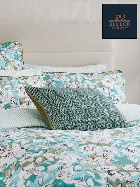 Bedeck of Belfast Blue Green Azmi Cushion (Y16890) | 247 QAR