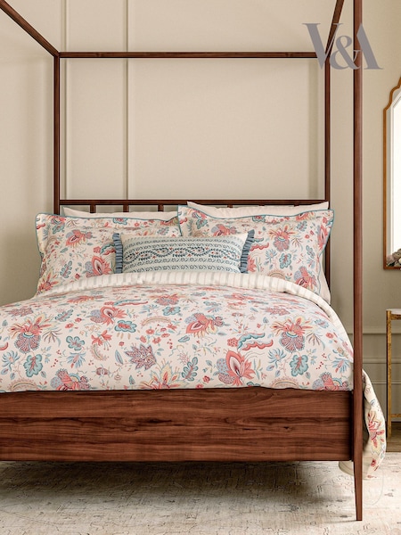 V&A Red Teal Chintz Reverie Duvet Set (Y16937) | €54 - €102