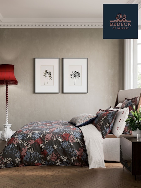 Bedeck of Belfast Graphite Multi Lucine 200 Thread Count Duvet Set (Y16948) | €99 - €163