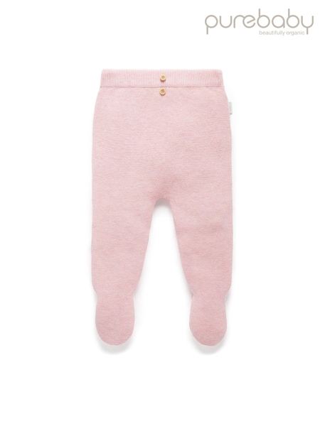 Purebaby Pink Textured Leggings (Y17023) | AED134