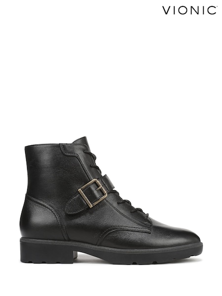 Vionic Catina Wide Fit Arch Support Ankle Black Boots (Y17184) | R$ 1.580