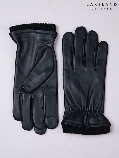 Lakeland Leather Black David Gloves (Y17265) | €80