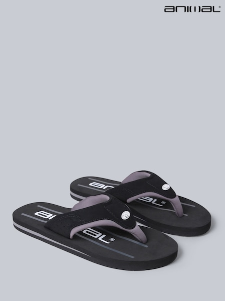 Animal Black Jekyl Mens Flip Flops Multipack (Y17289) | €60