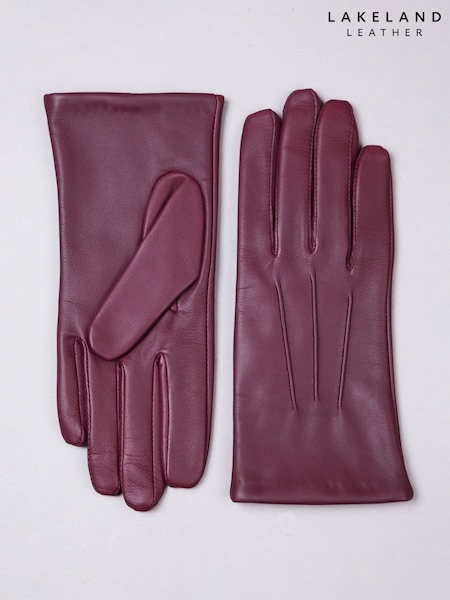 Lakeland Leather Red Blea Classic Gloves (Y17290) | AED233