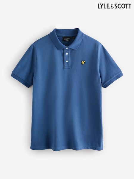 Dark Cornflower - Lyle & Scott Plain Polo Shirt (Y17348) | 57 €
