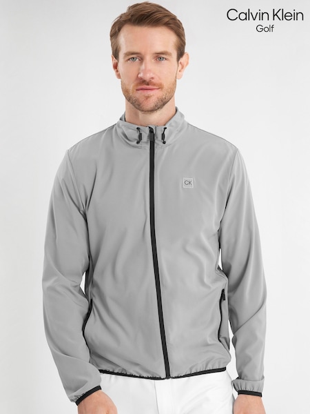 Calvin Klein Golf Silver Motion Full Zip Windbreaker (Y17529) | ‏335 ر.س.‏