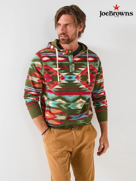 Joe Browns Aztec Print Hoodie (Y17608) | R$ 590