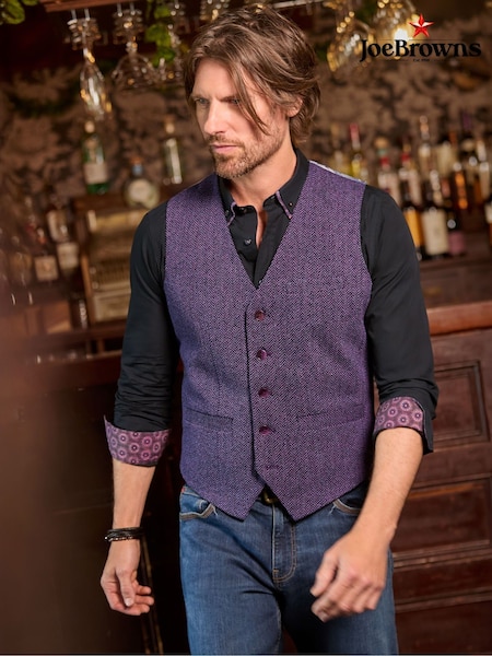 Joe Browns Purple Fabulous and Fun Waistcoat (Y17630) | R$ 590