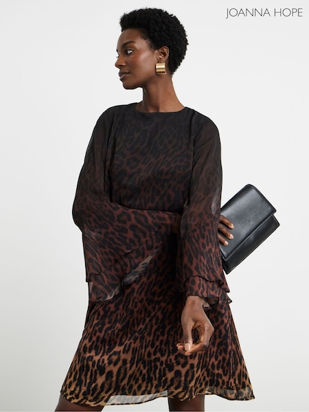 Joanna Hope Animal Crinkle Shift Dress (Y17761) | €96