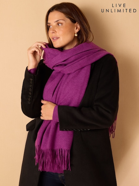 Live Unlimited Purple Curve Scarf (Y17780) | €50
