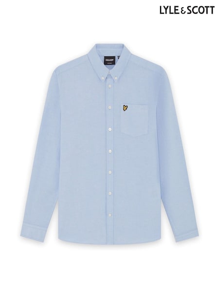 Lyle & Scott Blue Oxford Cotton Shirt (Y17932) | €60