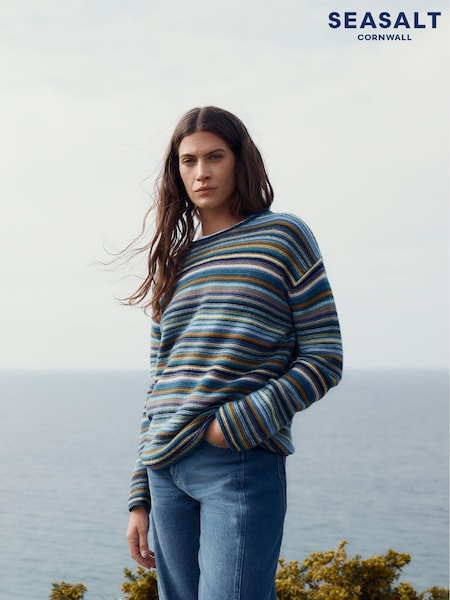 Seasalt Cornwall Blue Fruity Jumper (Y18089) | €89