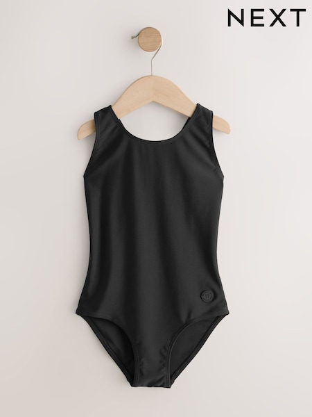 Black Racerback Swimsuit (3-16yrs) (Y18412) | €11.50 - €17.50