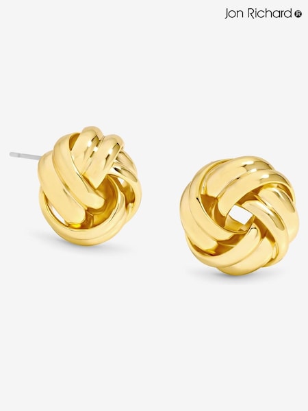 Jon Richard Gold Plated Knot Stud Earrings (Y18441) | €27
