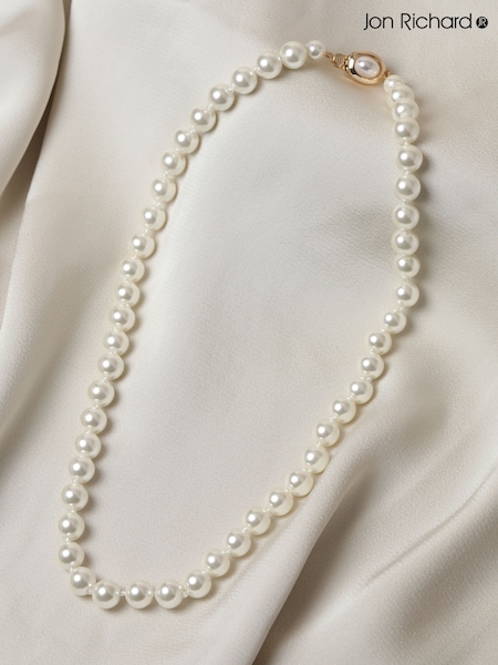 Jon Richard Plated Single Row Pearl Necklace (Y18448) | € 26