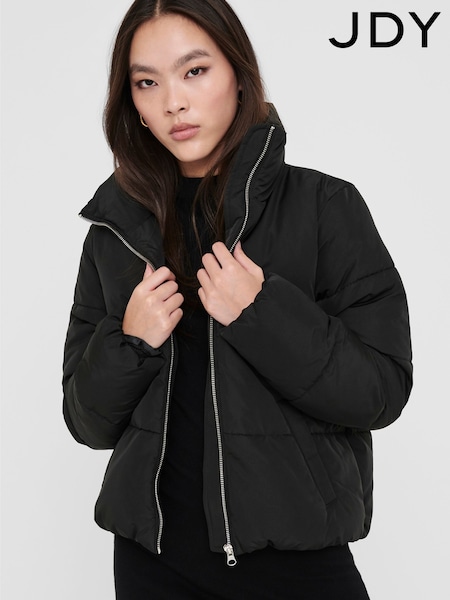 JDY Black Short Padded Coat (Y18459) | € 66