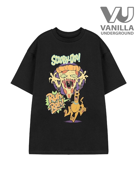 Vanilla Underground Black Scooby Doo Short Sleeved T-Shirt (Y18819) | 130 QAR