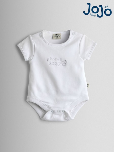 JoJo Maman Bébé White Born in 2026 Body (Y18844) | €16