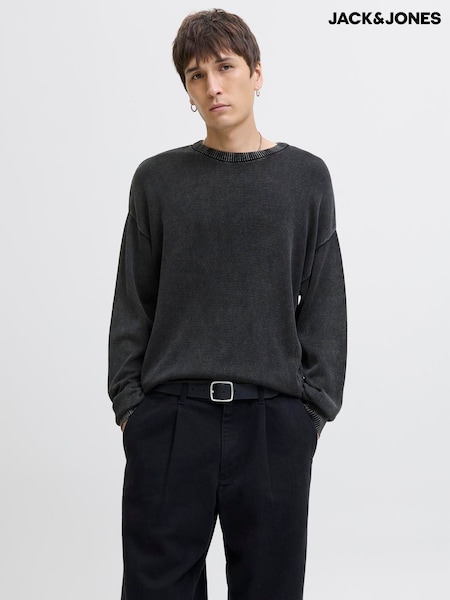 JACK & JONES Black Washed Sweatshirt (Y18860) | €42