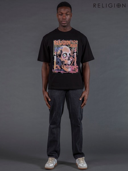 Religion Black Rocking T-Shirt (Y18963) | R$ 395
