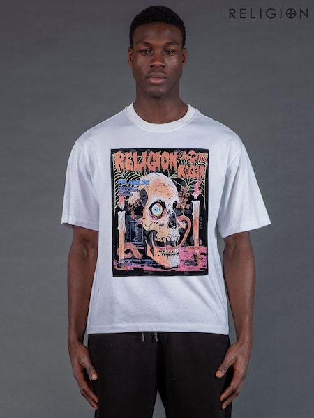 Religion White Rocking T-Shirt (Y18964) | R$ 395