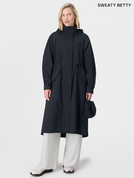 Sweaty Betty Black Motion Technical Longline Parka (Y19100) | €311
