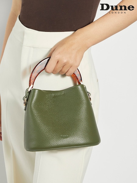 Dune London Green Dharla Moulded Handle Scoop Bag (Y19218) | R$ 1.075