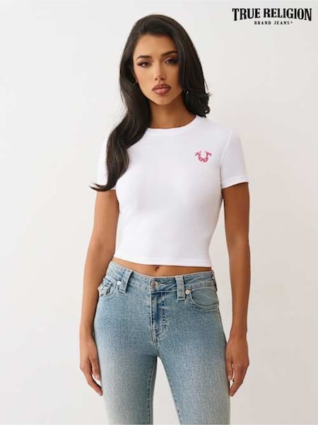 True Religion Crystal Mushroom Short Sleeve Baby T-Shirt (Y19225) | ‏234 ر.ق.