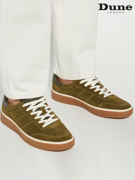 Dune London Green Tony Cupsole Trainers (Y19284) | €113