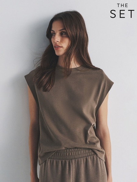 The Set 3 Pack Grown On Ribbed Sleeve T-Shirt (Y19346) | ‏113‏₪